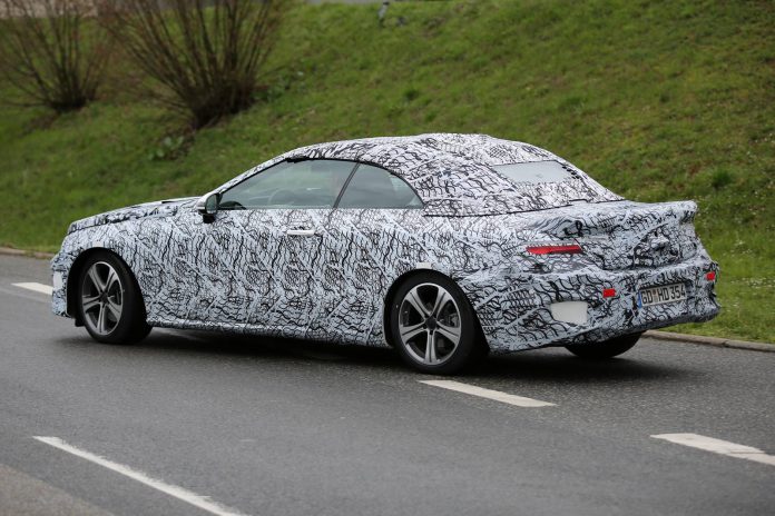 2018 Mercedes-Benz E-Class Cabrio Spy Shots