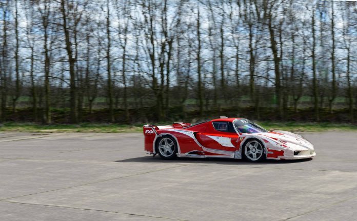 Road Legal Ferrari FXX ran a solid 202 mph