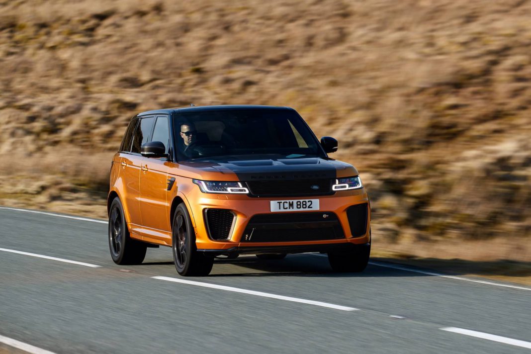 Range Rover Sport оранжевый