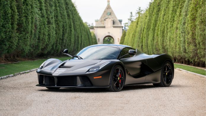 Matte Black Ferrari LaFerrari