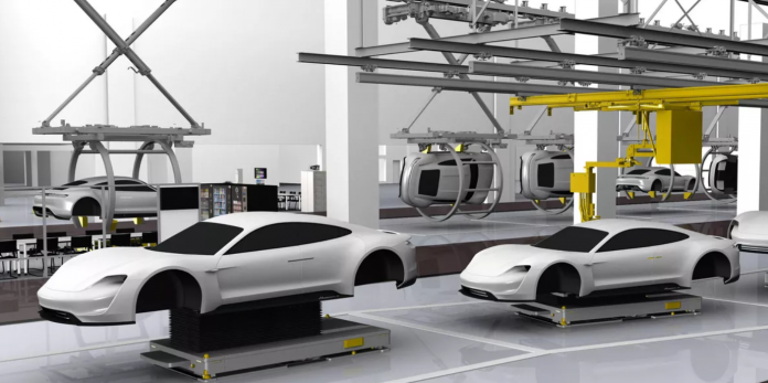 Porsche Taycan Production Line