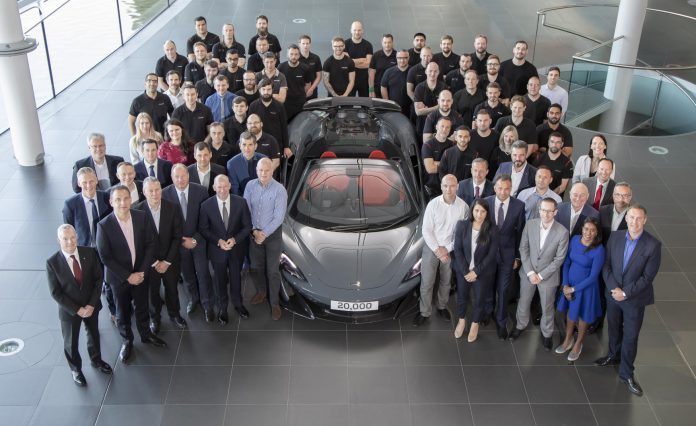 Meet the 20,000th McLaren: A 600LT Spider