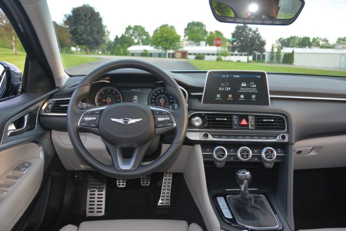 2019 Genesis G70 Interior