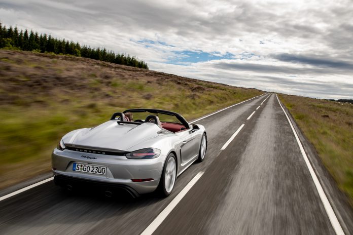 Porsche 718 Spyder Top Down