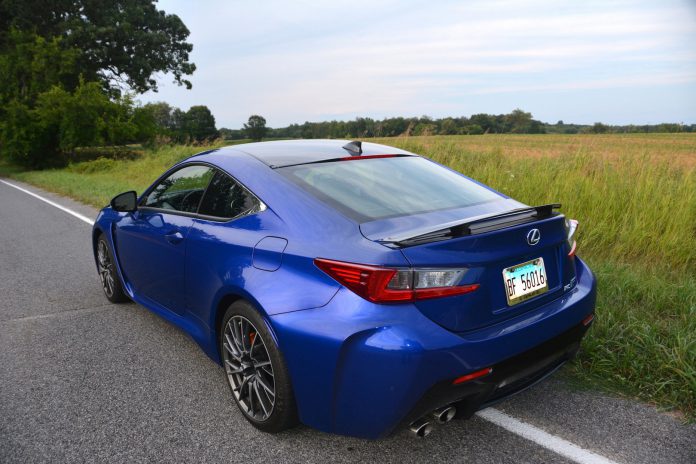 2019 Lexus RC F Rear Side