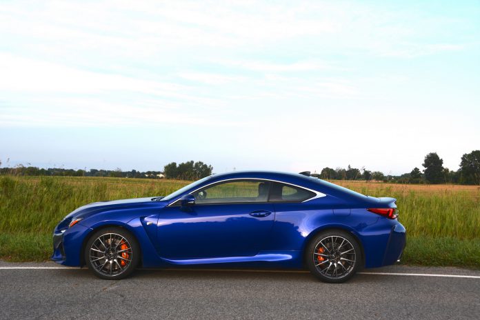 2019 Lexus RC F Side View