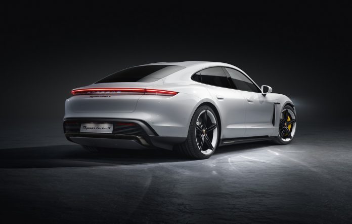 Porsche Taycan Turbo S Rear